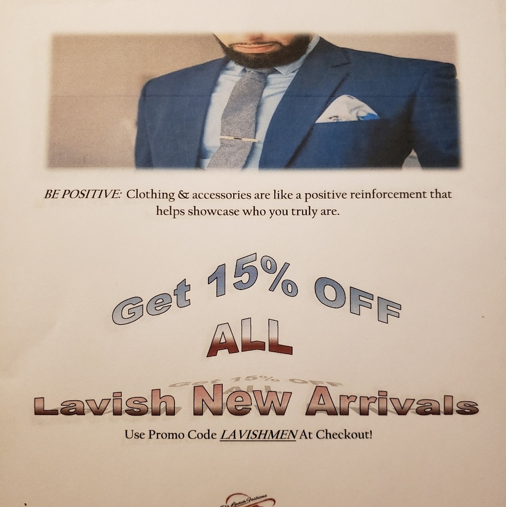 It's Men's Week at 3 D's Lavish Fashions